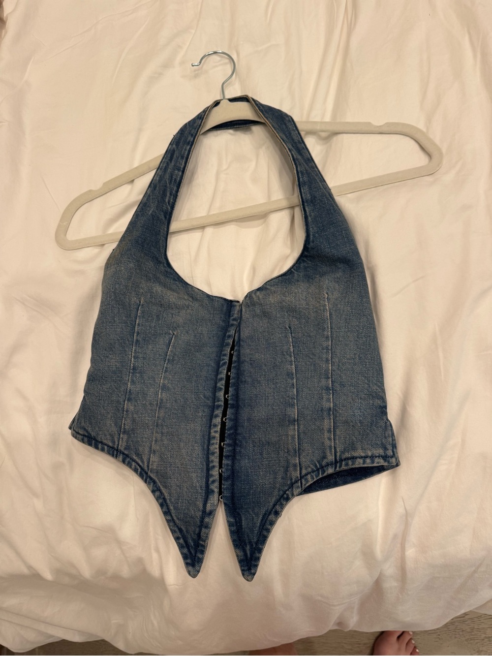 Miaou denim corset